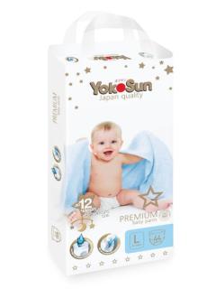 YOKOSUN ПРЕМИУМ ПОДГУЗНИКИ-ТРУСИКИ L(9-14кг) N44 - Добрая аптека