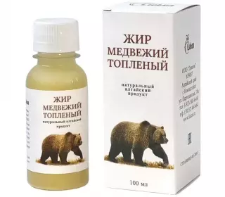 МЕДВЕЖИЙ ЖИР ТОПЛЕНЫЙ ПИЩЕВОЙ 100мл - Добрая аптека