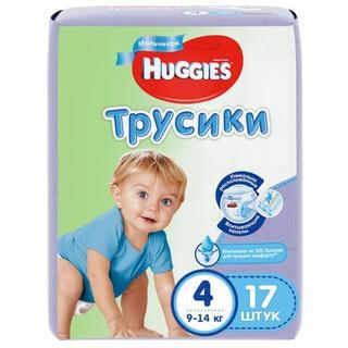 HUGGIES ТРУСИКИ ДЛЯ МАЛЬЧИКОВ 4(9-14кг) N17 - Добрая аптека