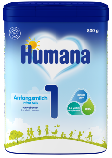 Humana 1 Начальная молочная смесь с 0 до 6 месяцев 800г - Добрая аптека