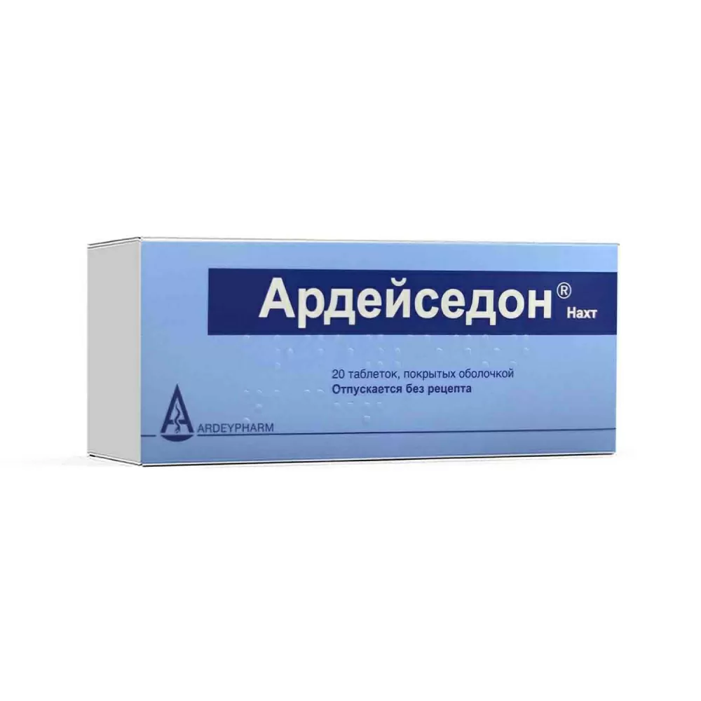 АРДЕЙСЕДОН НАХТ 200мг/68мг N20 таб п.о. - Добрая аптека