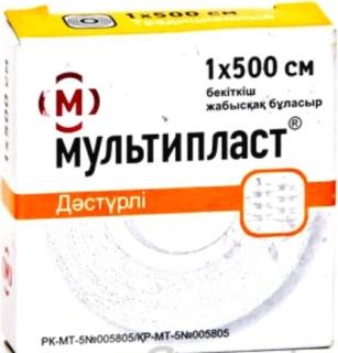 ЛЕЙКОПЛАСТЫРЬ МУЛЬТИПЛАСТ ТРАДИЦИОННЫЙ 1Х500СМ ТКАНЕВЫЙ - Добрая аптека
