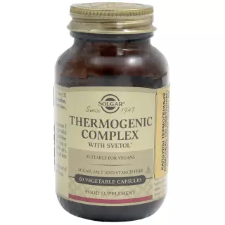 SOLGAR КОМПЛЕКС ТЕРМОГЕННЫЙ СО СВЕТОЛОМ N60 капс - Добрая аптека