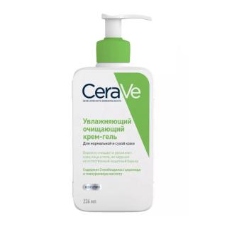 CeraVe Увлажняющий очищающий крем-гель для нормальной и сухой кожи 236мл - Добрая аптека