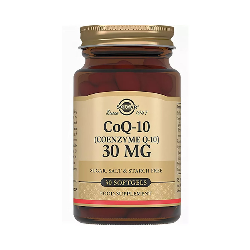SOLGAR КОЭНЗИМ Q10 30мг N30 капс - Добрая аптека