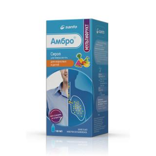 АМБРО МУЛЬТИФРУКТ 30мг/5мл 100мл сироп - Добрая аптека