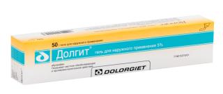 ДОЛГИТ ГЕЛЬ 5% 50г гель д/нар прим - Добрая аптека