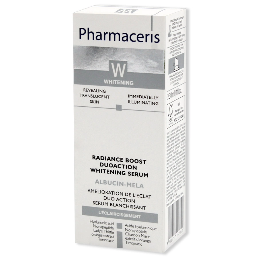 PHARMACERIS W СЫВОРОТКА Д/ЛИЦА 30мл АЛЬБУЦИН-МЕЛА ДВОЙН Д-Я - Добрая аптека