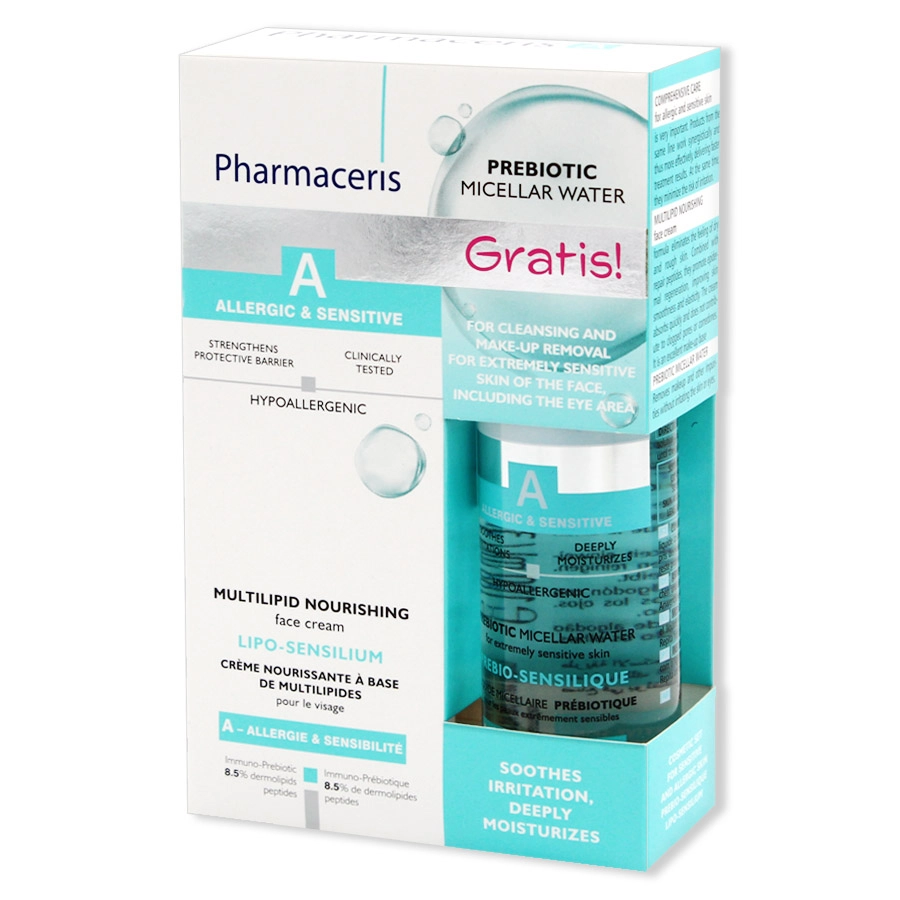 PHARMACERIS А НАБОР КРЕМ ПИТАТЕЛЬНЫЙ+МИЦЕЛЛЯРН ВОДА - Добрая аптека