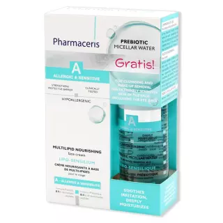 PHARMACERIS А НАБОР КРЕМ ПИТАТЕЛЬНЫЙ+МИЦЕЛЛЯРН ВОДА - Добрая аптека