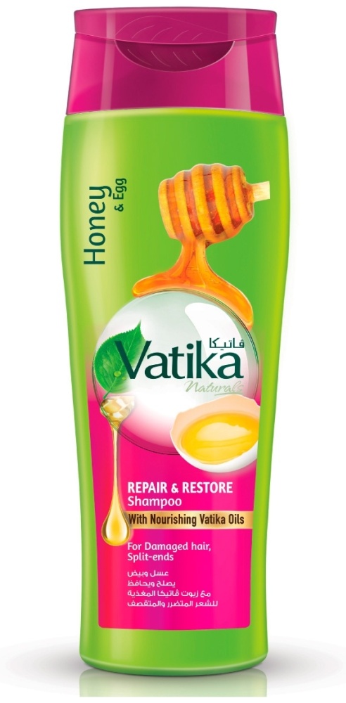 DABUR VATIKA НЕЙЧЕРАЛС ШАМПУНЬ 400мл ВОССТАНОВЛЕНИЕ - Добрая аптека