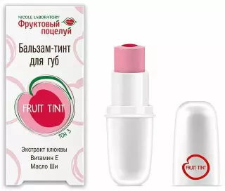ФРУКТОВЫЙ ПОЦЕЛУЙ БАЛЬЗАМ-ТИНТ ДЛЯ ГУБ 4,3г ФРУИТ ТИНТ ТОН 3 - Добрая аптека