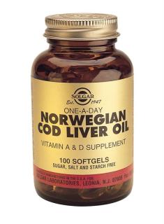 SOLGAR ЖИР ИЗ ПЕЧЕНИ НОРВЕЖСКОЙ ТРЕСКИ N100 капс - Добрая аптека