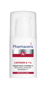 PHARMACERIS N КРЕМ ДЛЯ ЛИЦА 30мл КАПИНОН 1% ВИТАМИН К - Добрая аптека