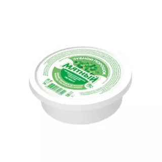 ЗУБНОЙ ПОРОШОК 75г(140см3) МЯТНЫЙ - Добрая аптека