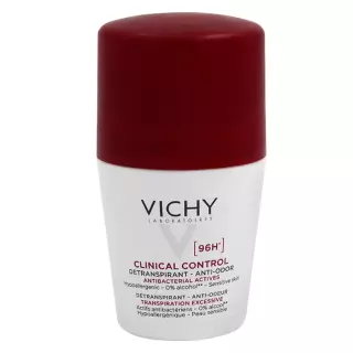 VICHY КЛИНИКАЛ КОНТРОЛ ДЕЗОДОРАНТ ШАРИК 50мл 96ч - Добрая аптека