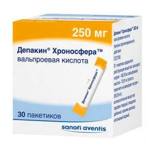 ДЕПАКИН ХРОНОСФЕРА 250мг N30 гран пролонг д-я д/внут прим - Добрая аптека