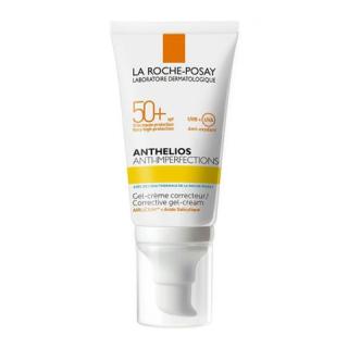LA ROCHE-POSAY АНТГЕЛИОС ГЕЛЬ-КРЕМ Д/ЛИЦА 50мл ЖИРН/ПРОБЛ/АКНЕ SPF50+ - Добрая аптека