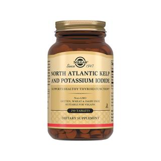 SOLGAR ЙОД ИЗ БУРЫХ ВОДОРОСЛЕЙ И ЙОДИДА КАЛИЯ N250 таб - Добрая аптека