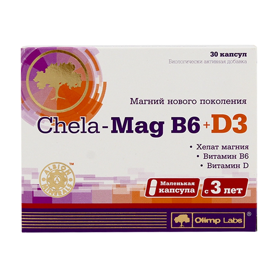 ХЕЛА-МАГ В6+D3 N30 капс - Добрая аптека