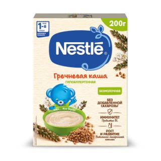 NESTLE КАША БЕЗМОЛ 200г ГРЕЧНЕВАЯ ГИПОАЛЛЕР 4МЕС+ - Добрая аптека