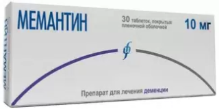 МЕМАНТИН 10мг N30 таб п.п.о. - Добрая аптека