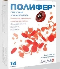 ПОЛИФЕР ГРАН СТИК 1,5Г/ №14 ПОЛИФЕР ГРАН СТИК 1,5Г/ №14 - Добрая аптека
