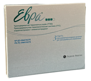 ЕВРА 203мкг+33.9мкг/сут N3 трансдерм терап сис-ма - Добрая аптека