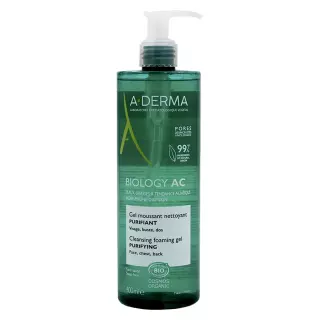 A-DERMA БИОЛОДЖИ АГ ГЕЛЬ ОЧИЩАЮЩИЙ 400мл ПЕНЯЩИЙСЯ - Добрая аптека