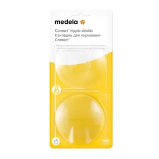 MEDELA НАКЛАДКА НА ГРУДЬ ДЛЯ КОРМЛЕНИЯ N2 L КОНТАКТ СИЛИКОН - Добрая аптека