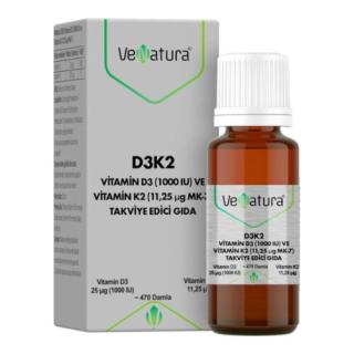 ВЕНАТУРА Д3+К2 1000МЕ/20мг 20мл капли д/внут прим - Добрая аптека