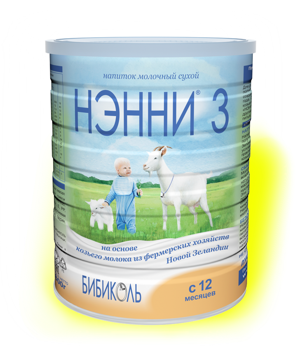 НЭННИ 3 СУХ МОЛ НАПИТ 800г НА ОСН КОЗ МОЛ Д/ДЕТЕЙ ОТ 1 ГОДА - Добрая аптека