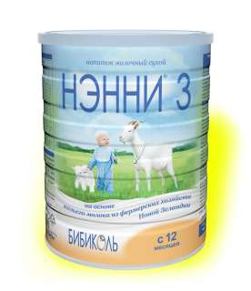 НЭННИ 3 СУХ МОЛ НАПИТ 800г НА ОСН КОЗ МОЛ Д/ДЕТЕЙ ОТ 1 ГОДА - Добрая аптека