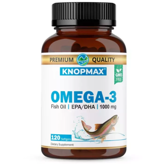 КНОПМАКС ОМЕГА-3 1000мг капс N120 - Добрая аптека