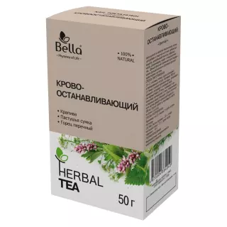 ФИТОЧАЙ КРОВООСТАНАВЛИВАЮЩИЙ BELLA 50г сыр раст - Добрая аптека