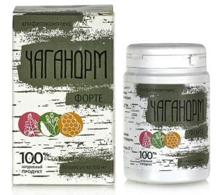 АПИФИТОЛИНИЯ ЧАГАНОРМ ФОРТЕ N60 капс - Добрая аптека