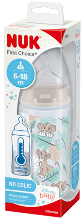 NUK ФЕСТ ЧОЙС+ БУТЫЛОЧКА П/ПРОП 300мл СИЛИК 6-18М КОРОЛЬ ЛЕВ NUK ФЕСТ ЧОЙС+ БУТЫЛОЧКА П/ПРОП 300мл СИЛИК 6-18М КОРОЛЬ ЛЕВ - Добрая аптека