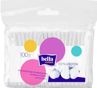 BELLA ВАТНЫЕ ПАЛОЧКИ КОТТОН N100 ПАКЕТ - Добрая аптека