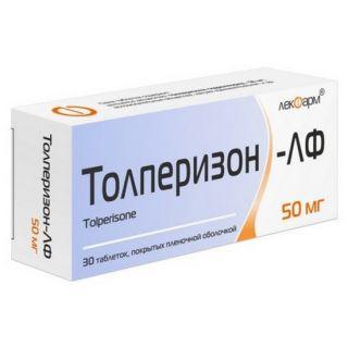 ТОЛПЕРИЗОН-ЛФ 150мг N30 таб п.п.о. - Добрая аптека