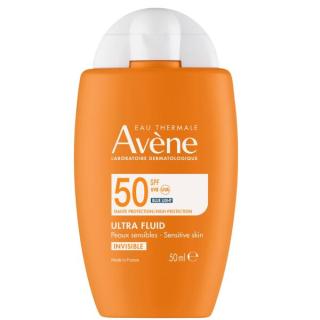 AVENE УЛЬТРА ФЛЮИД С/ЗАЩ 50мл ИНВИЗИБЛ СПФ50+ - Добрая аптека
