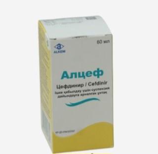 АЛЦЕФ 125мг/5мл 39г 60мл пор д/сусп д/внут прим - Добрая аптека