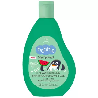 BEBBLE MY FRIEND ШАМПУНЬ-ГЕЛЬ Д/ДУША 250мл 2в1 АРБУЗ - Добрая аптека