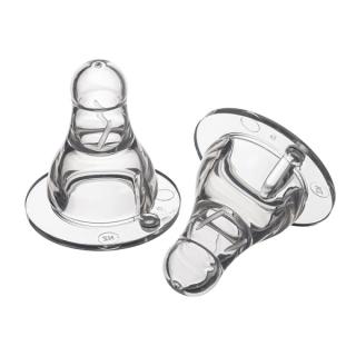 BABY PLANETB НАБОР АНТИКОЛИКОВЫХ СОСОК 3+ д/бутыл 2шт 8491 - Добрая аптека