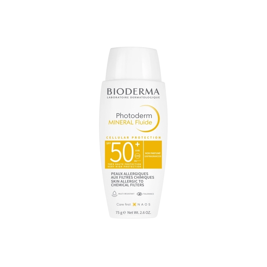 BIODERMA ФОТОДЕРМ MINERAL флюид д/аллергич кожи 75мл SPF50+ BIODERMA ФОТОДЕРМ MINERAL флюид д/аллергич кожи 75мл SPF50+ - Добрая аптека