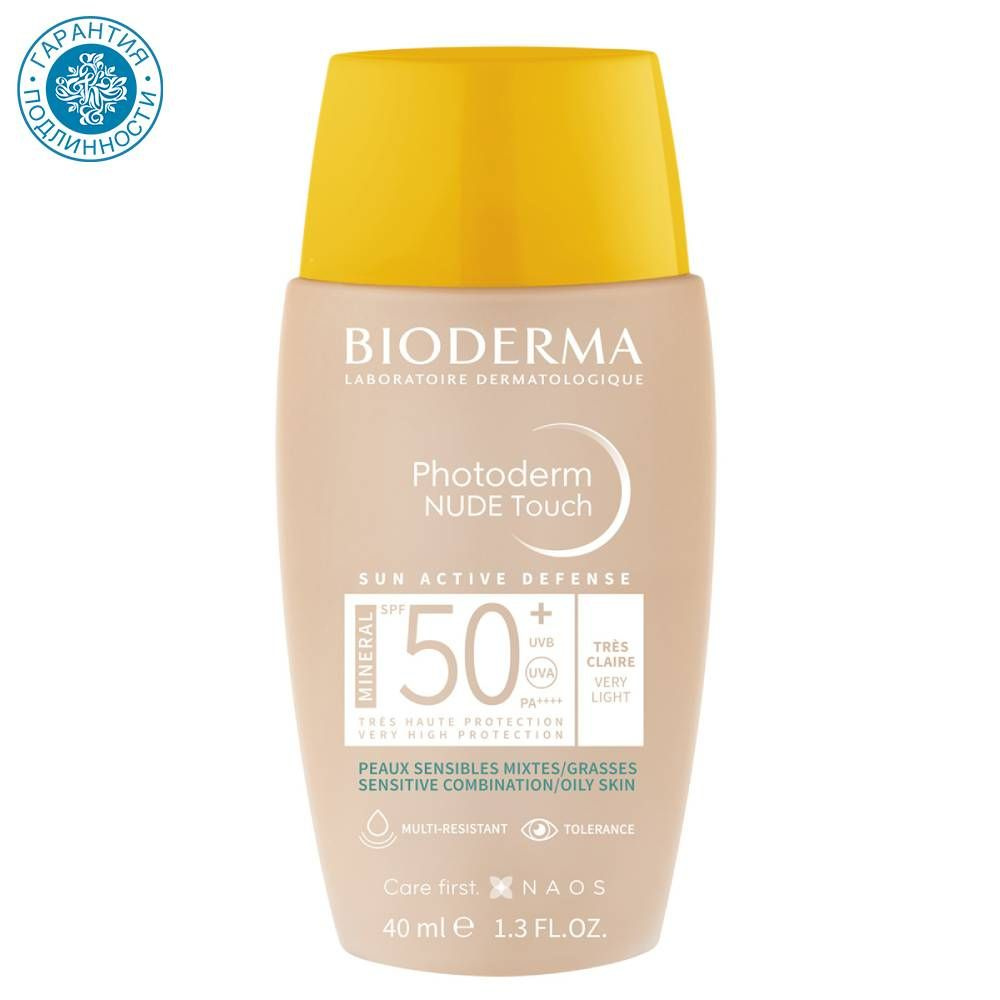 BIODERMA ФОТОДЕРМ с/защ флюид очень светлый отте 40мл SPF50+ - Добрая аптека