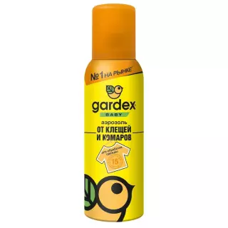 ГАРДЕКС БЕБИ АЭРОЗОЛЬ ОТ КЛЕЩЕЙ И КОМАРОВ ДЕТСКИЙ 100мл - Добрая аптека