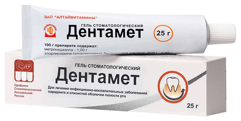ДЕНТАМЕТ 25г гель стомат - Добрая аптека