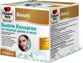 ДОППЕЛЬГЕРЦ БЬЮТИ КОЛЛАГЕН 25мл N30 р-р д/внут прим ДЫНЯ/ЛИЧ - Добрая аптека
