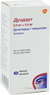 ДУОДАРТ 0.5мг+0.4мг N30 капс - Добрая аптека
