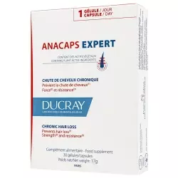 DUCRAY АНАКАПС ЭКСПЕРТ Д/ВОЛ N30 капс П/ХРОНИЧ ВЫПАДЕНИЯ - Добрая аптека